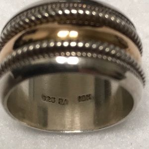 Jewelry - π₯π₯18K & Sterling Cable Band ON SALE NOWπ₯π₯ππ€© Jewelry - π₯π₯18K & Sterling Cable Band ON SALE NOWπ₯π₯ππ€©